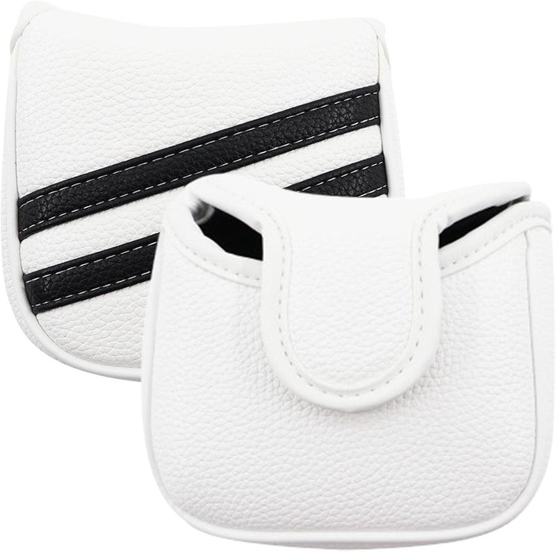 Frimon Golf Club Covers,4pcs or 1pc Golf Headcovers for Woods and Driver Fairway Hybrids Women Men - Premium PU Leather with Interchangeable Tags & Magnetic Blade and Mallet Putter Covers - Image 1